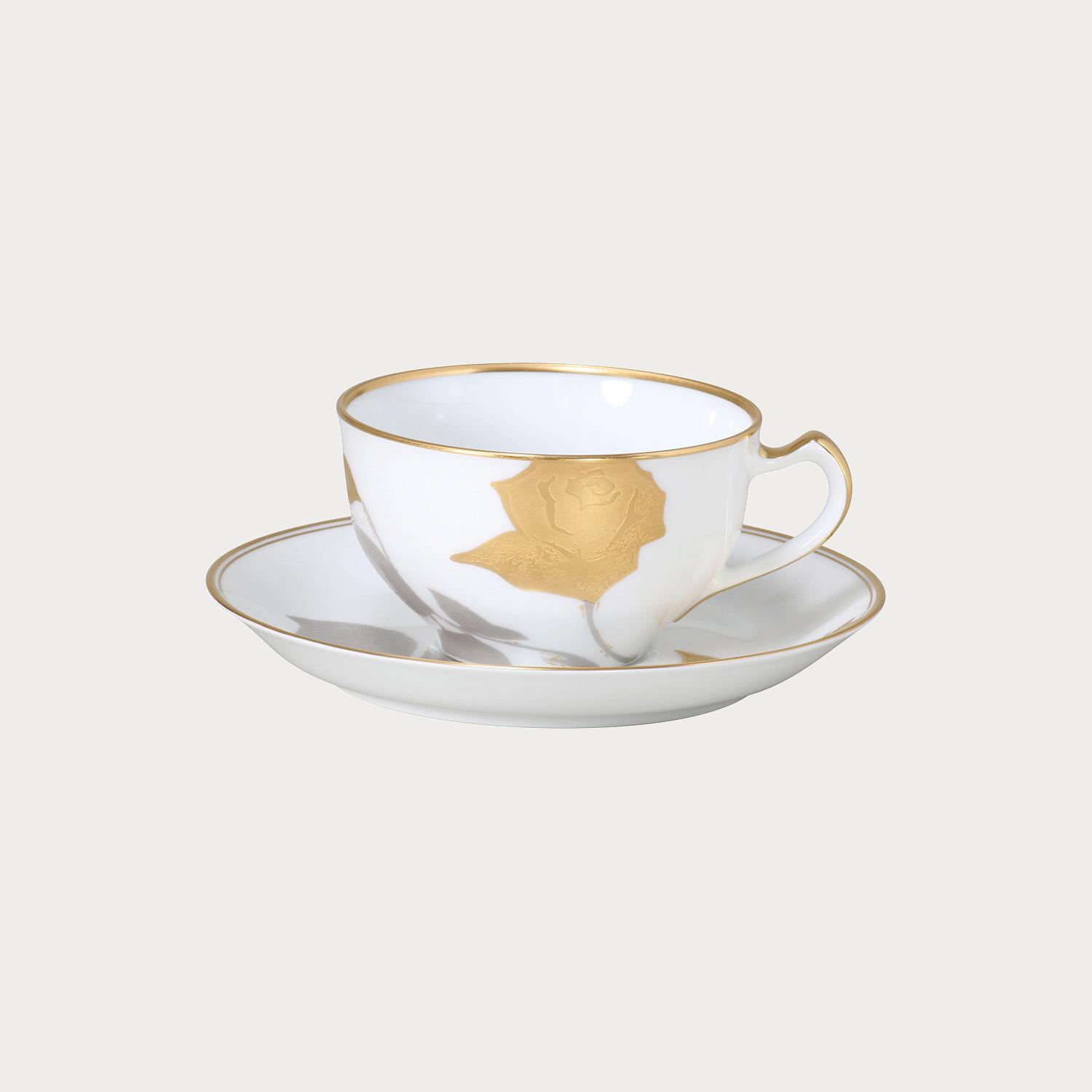 大倉陶園］金蝕バラ ティー・コーヒー碗皿 | ノリタケ食器公式