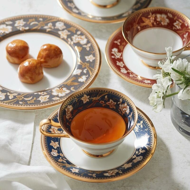 レア ミスド ティーカップ＆ソーサー＆スプーン 2セット 紅茶 レトロ