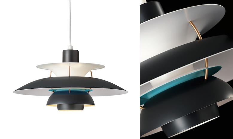 ルイスポールセンph5 ダークグレー＆ターコイズブルー【限定色】