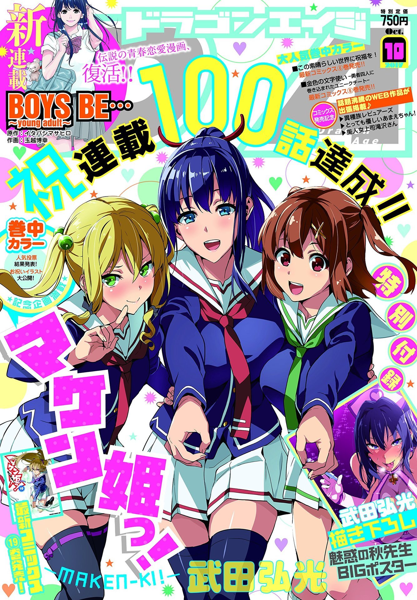 月刊 ドラゴンエイジ 未開封 マケン姫っ！ 武田弘光 付録 画集 節約