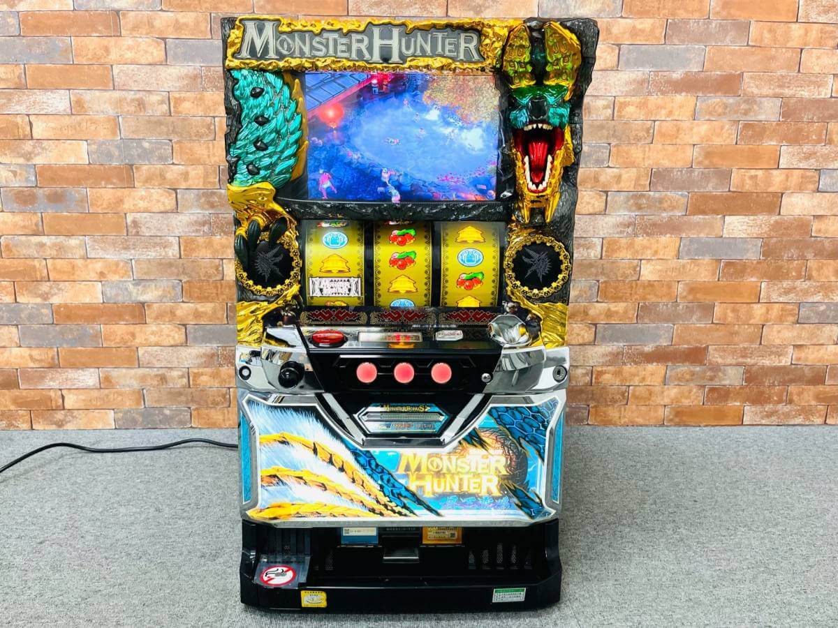 パチスロ実機(モンスターハンター 月下雷鳴)