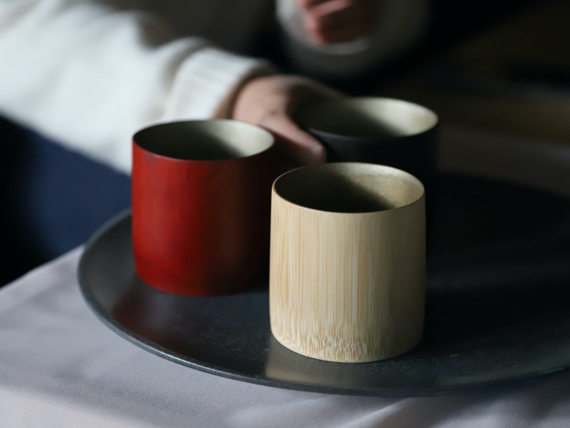 竹カップ 錫蒔地｜高野竹工｜京都 – 高野竹工（たかのちっこう