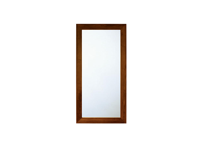 プレーンミラー 89LARGE WALNUT(W89×D2×H180cm) | 高野木工株式会社
