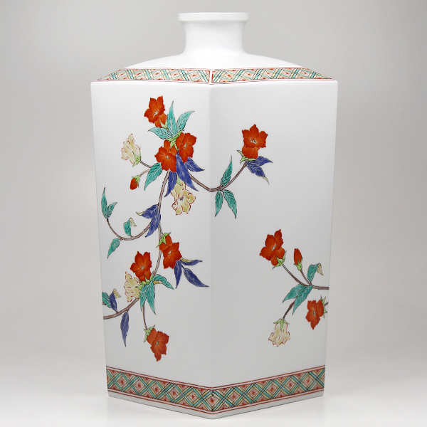 14代酒井田柿右衛門 花実文夫婦湯 趣のある作品 r802 十四代酒井田柿