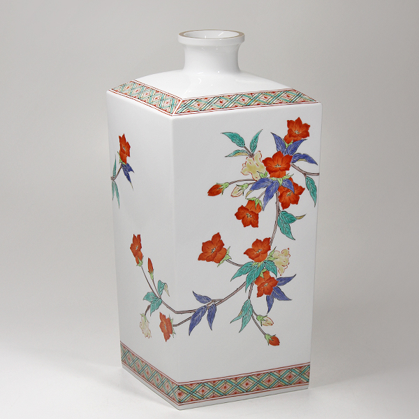 ♥値下げ！未使用 人間国宝 十四代 酒井田柿右衛門 一輪挿し 共