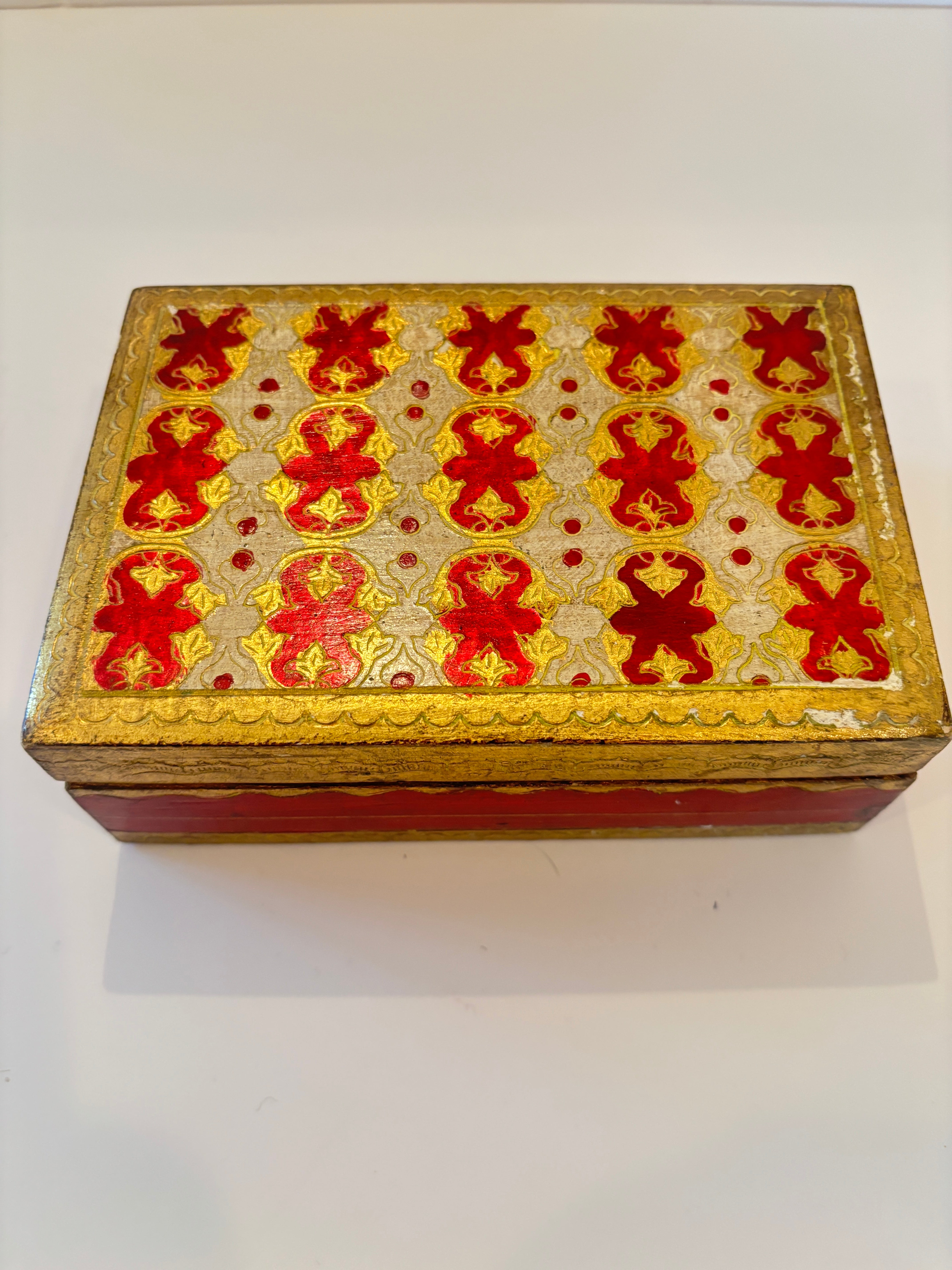 Vintage Florentine Wooden Box – Tallmadge Ave