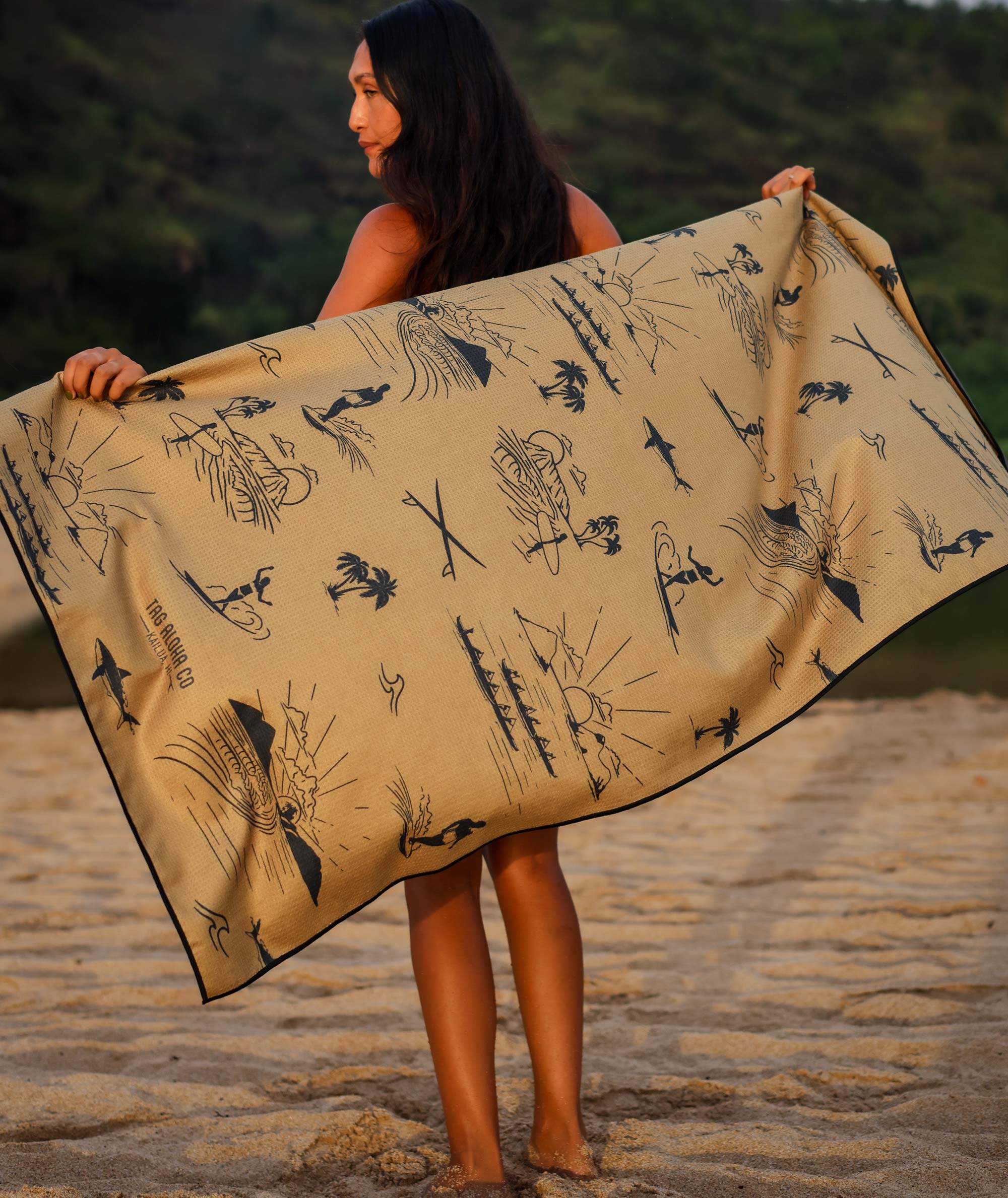 ビーチタオル - ポポイア – Tag Aloha Co.
