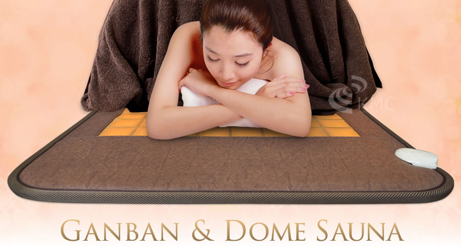 日本製・岩盤浴マットセット(岩盤浴マット+遠赤外線ドームサウナ)100V