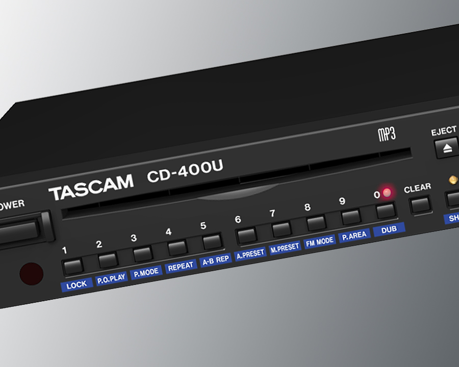 CD-X1500 | Professional Dual CD Player for mobile DJ's | TASCAM