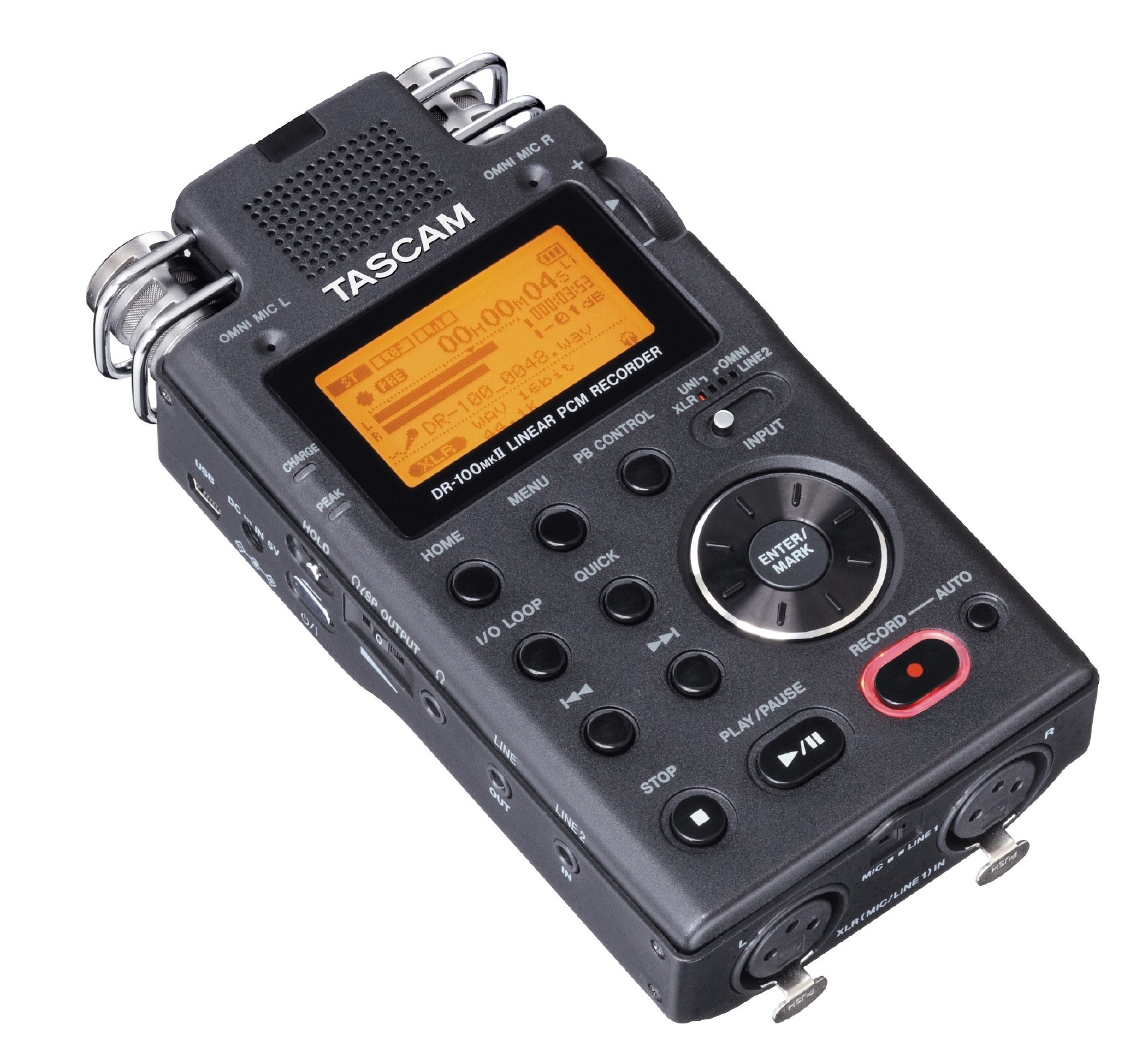 DR-100MKII | リニアPCMレコーダー（SD/SDHC） | TASCAM(日本)