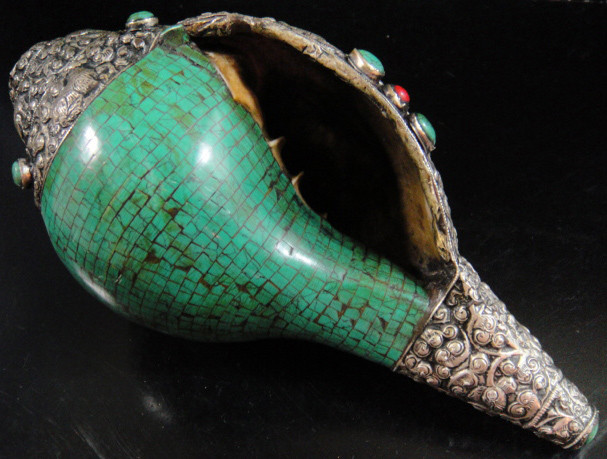 ◇チベット密教法具 法螺貝（シャンカ）ミラレパ-1 楽天市場