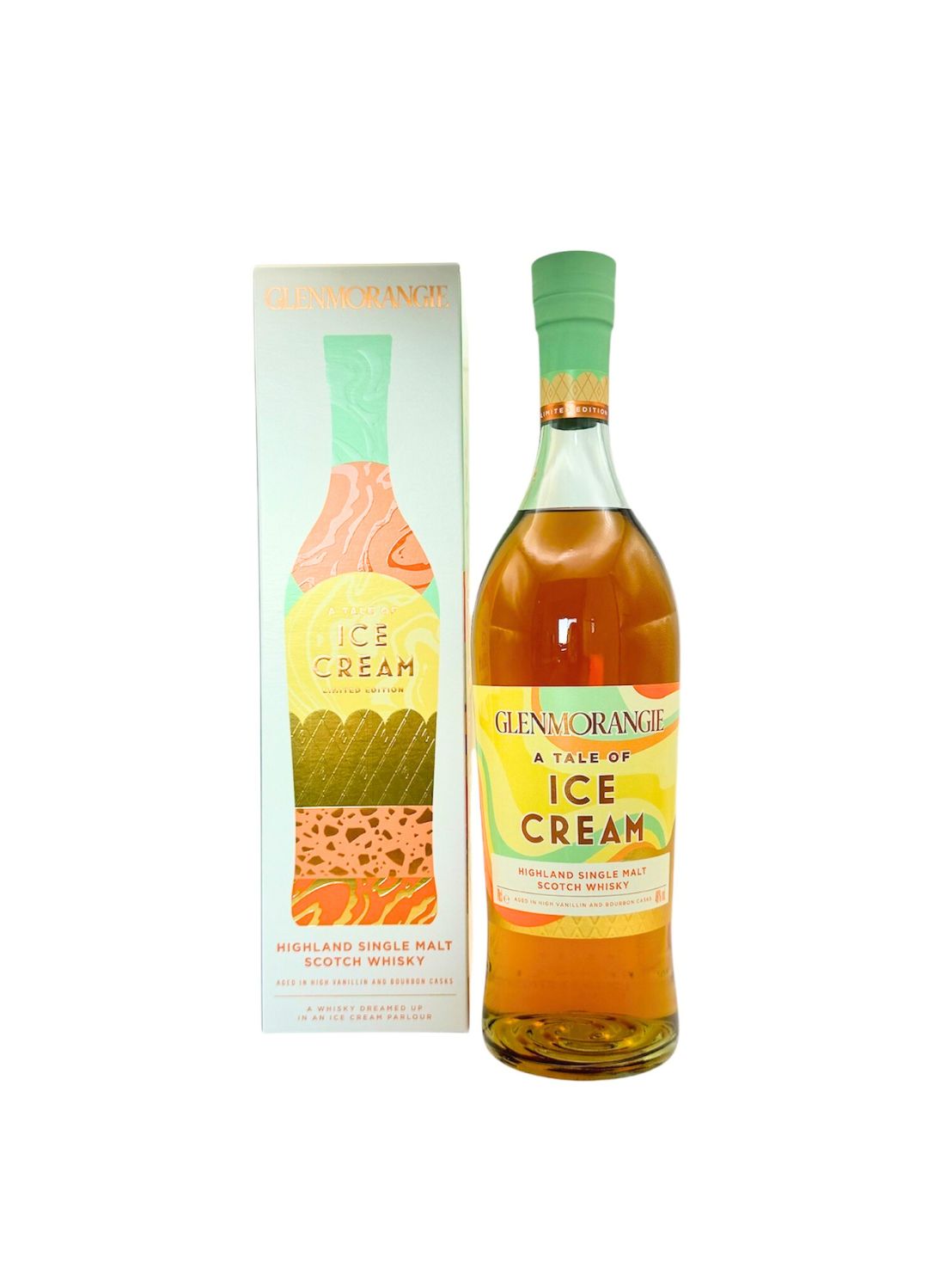 舘河屋酒店 / グレンモーレンジィ アイスクリーム 700ml 46%〔並行〕