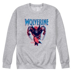 Men's - Marvel - Wolverine 3d Graphic Fleece Sweatshirt : Target