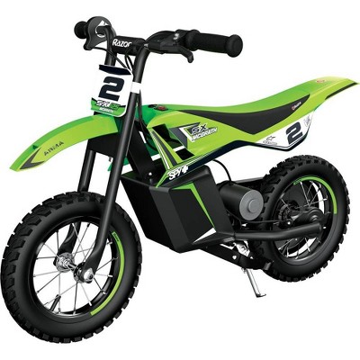 Razor SX125 12V(100W) McGrath Dirt Electric Bike - Green: Steel