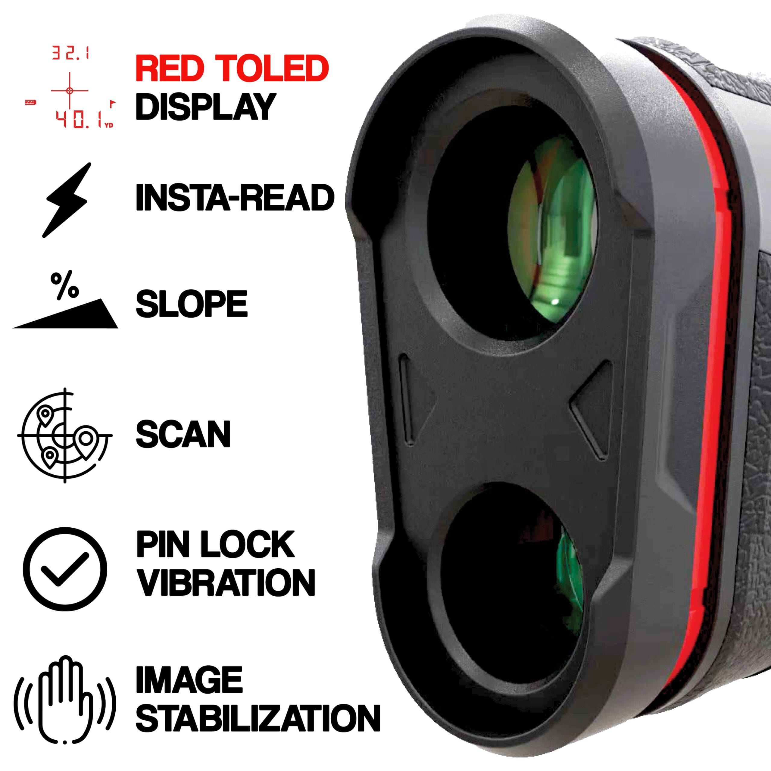 ULT-S Pro Golf Rangefinder - TecTecTec