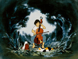 セロ弾きのゴーシュ セル画(動画付き) 3枚 夏休みの映画館2025 セロ