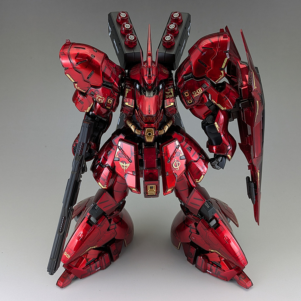 完成品] RG MSN-04 SAZABI [CLEAR COLOR] | テキトーオヤジノ墓 (旧
