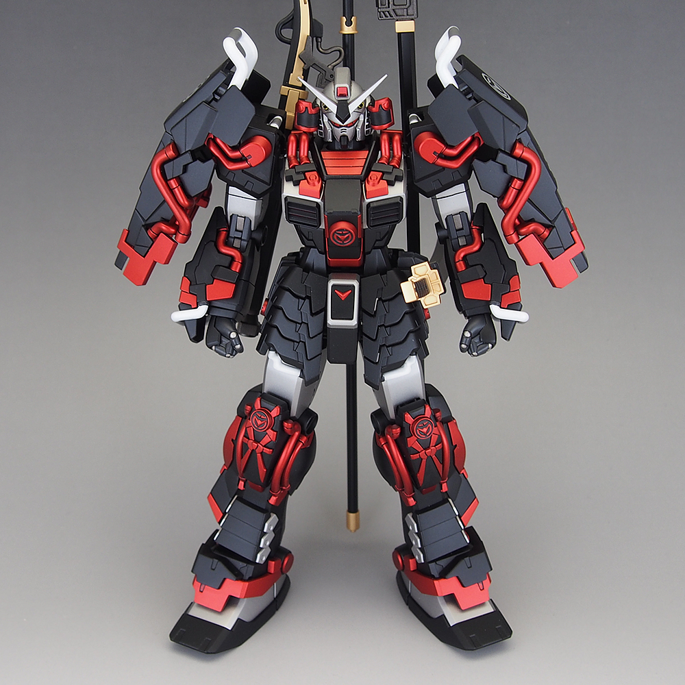 MG 1/100 真武者頑駄無 戦国の陣 完成品 ガンダム 五月人形