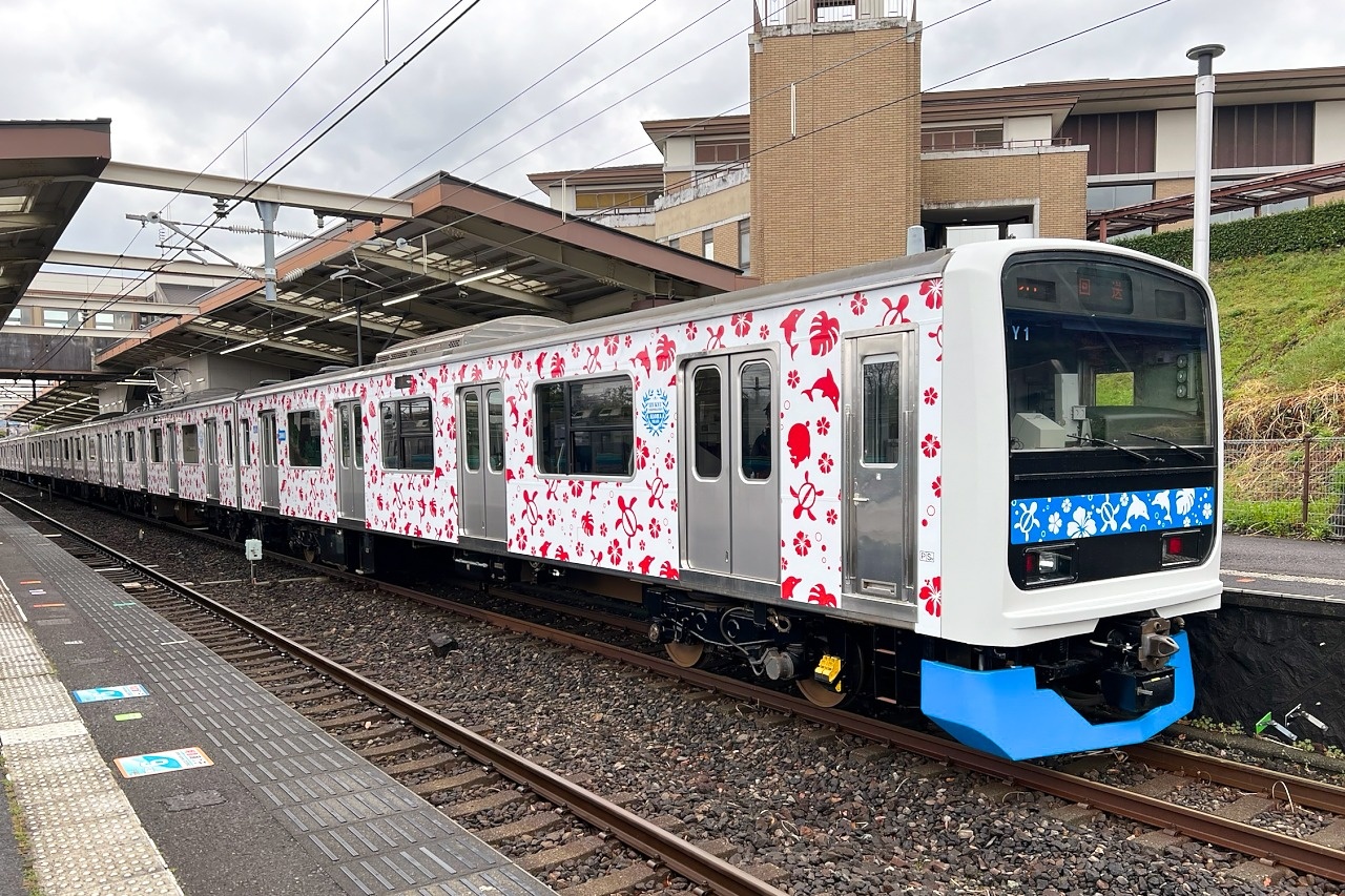 お披露目レポ】伊豆急行3000系「アロハ電車」 | 話題 | 鉄道新聞