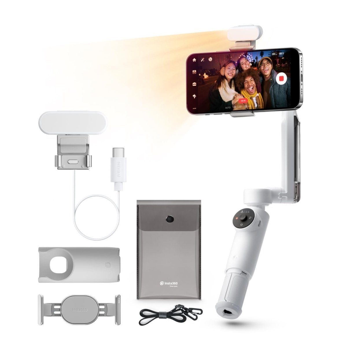 Insta360 Flow 2 Pro Creator Kit Summit White