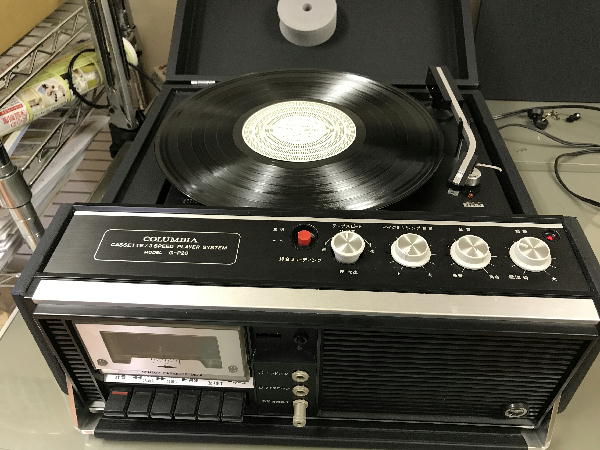 COLUMBIA G-P20 レコードプレーヤー修理 | でんきのテルテル (アトム