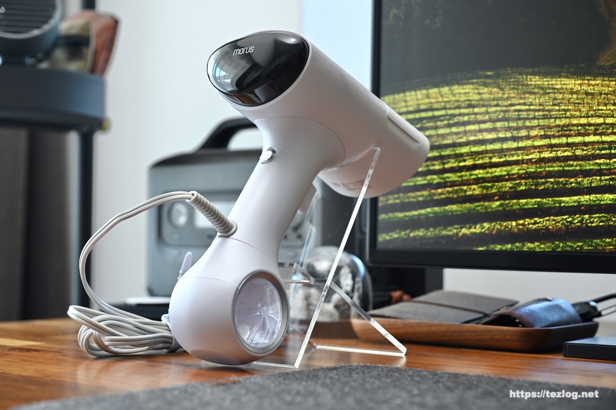 morus v6 吸着式衣類スチーマー グレー 【公式通販】