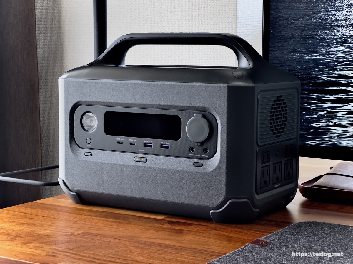 UGREEN PowerRoam600 レビュー。リン酸鉄リチウム ポータブル電源を