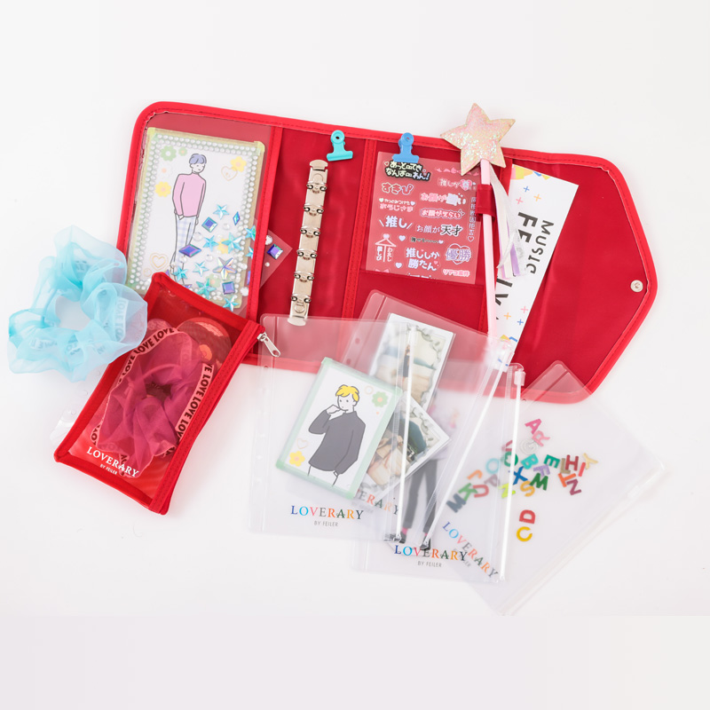 LOVERARY BY FEILER 多機能ケースBOOK STRAWBERRY DOTS special