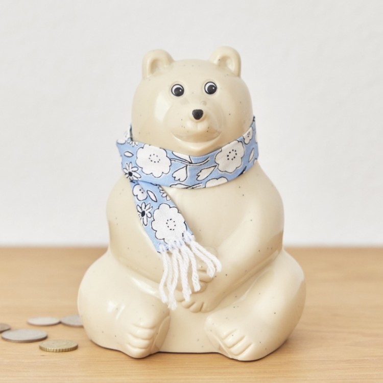 トラベルミン坊やエーザイキャラクターの貯金箱 貴縞 トラベルミン坊や