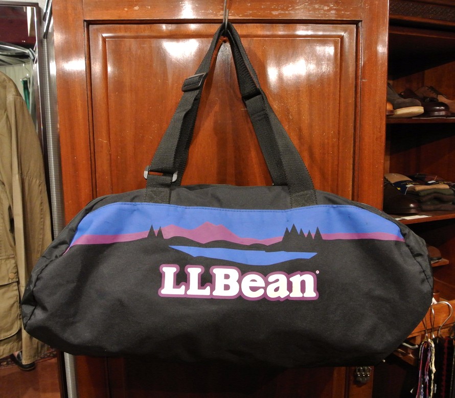 USED) 90s LL BEAN ロゴ ナイロン ボストンバッグ(Black) 中古