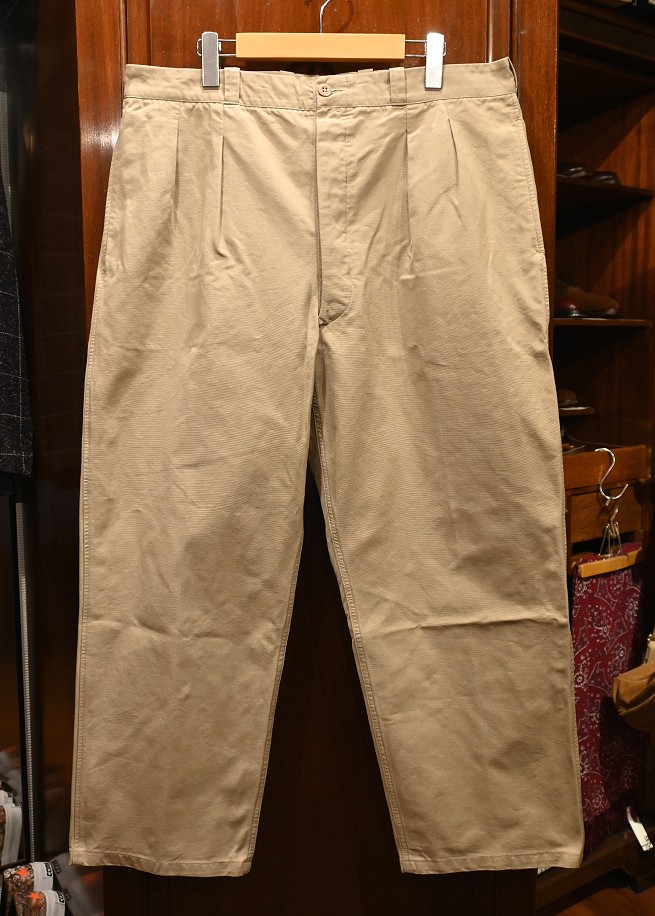 M52 チノパン 生地違い サイズ17 フランス軍 実物 2025年最新フランス