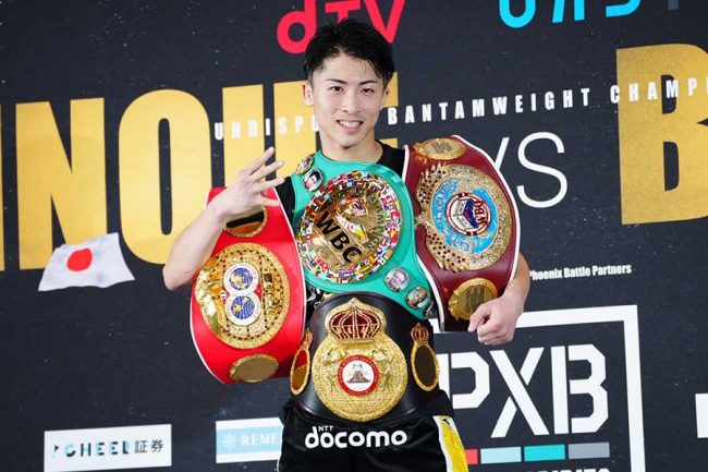 ボクシング世界バンタム級統一チャンピオン 井上尚弥サイン色紙(はじめ