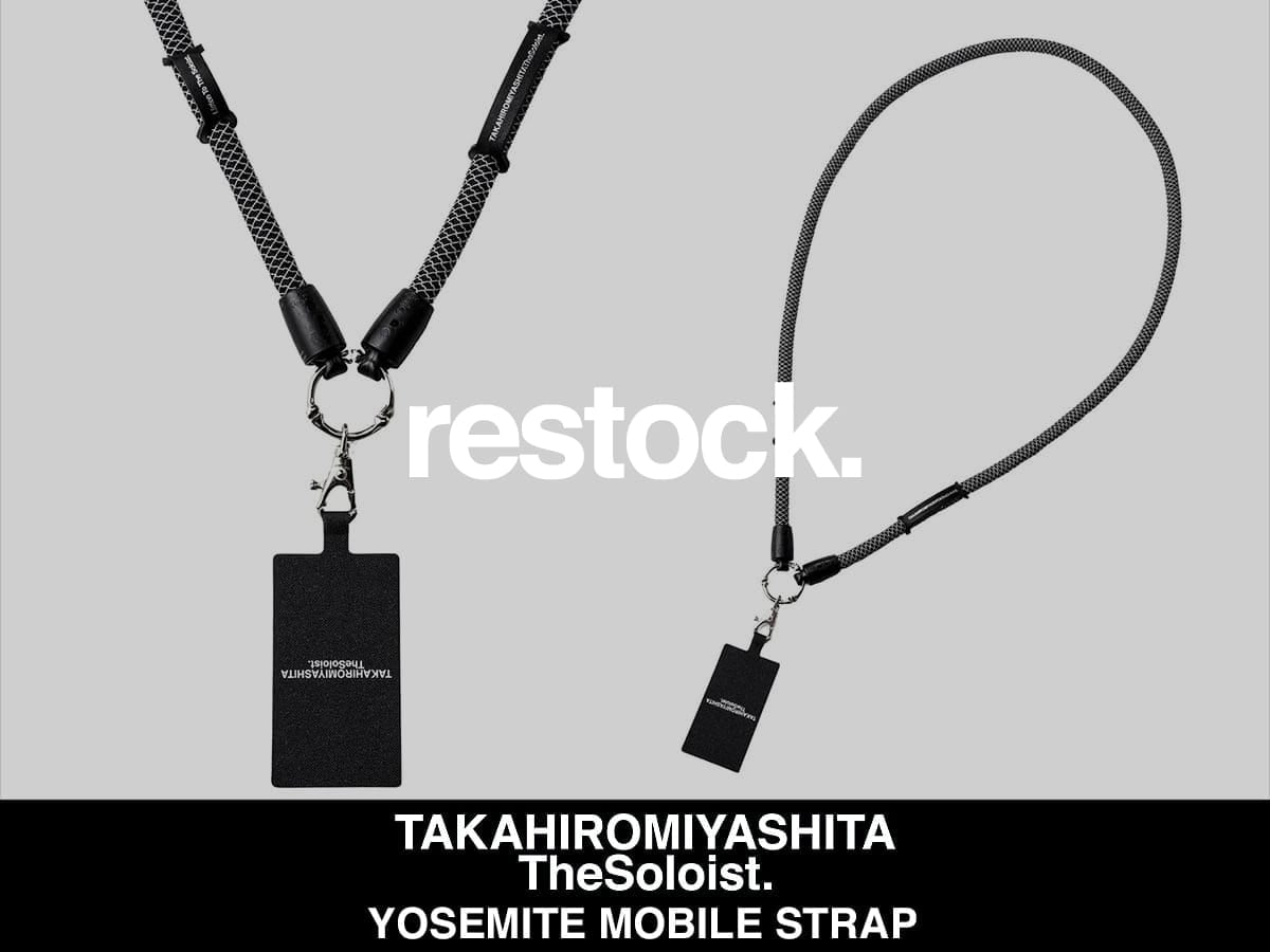 10/29 18:00 販売開始] モバイルストラップ YOSEMITE STRAP (ヨセミテ