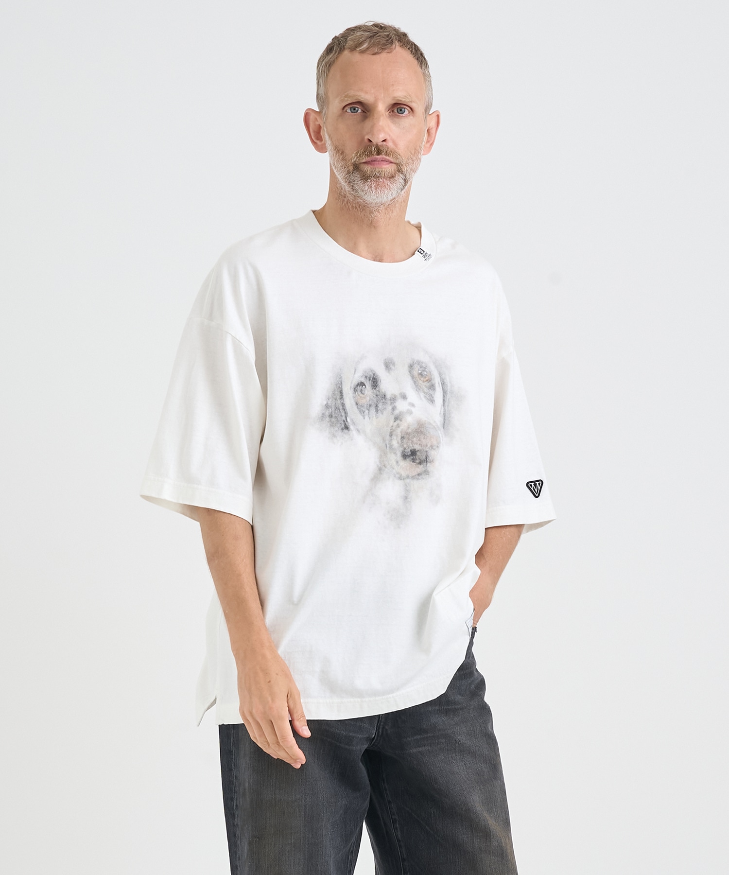 DOG PRINTED TEE(44 WHITE): Maison MIHARA YASUHIRO: MENS｜THE TOKYO