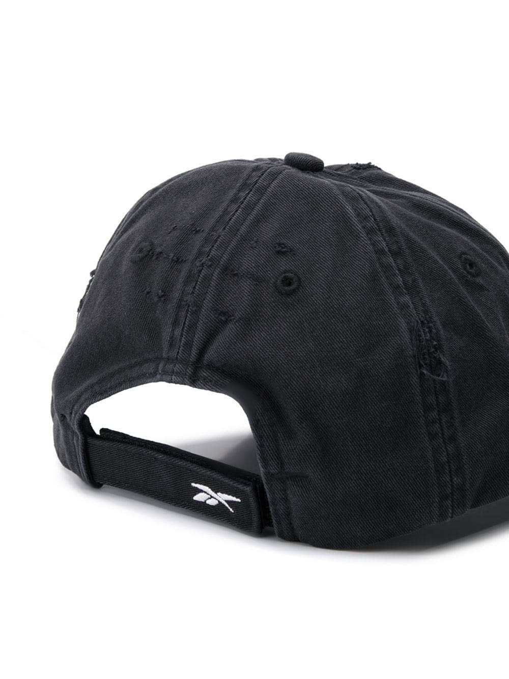 Vetements X Reebok Saturday Distressed Cap Black | The Webster