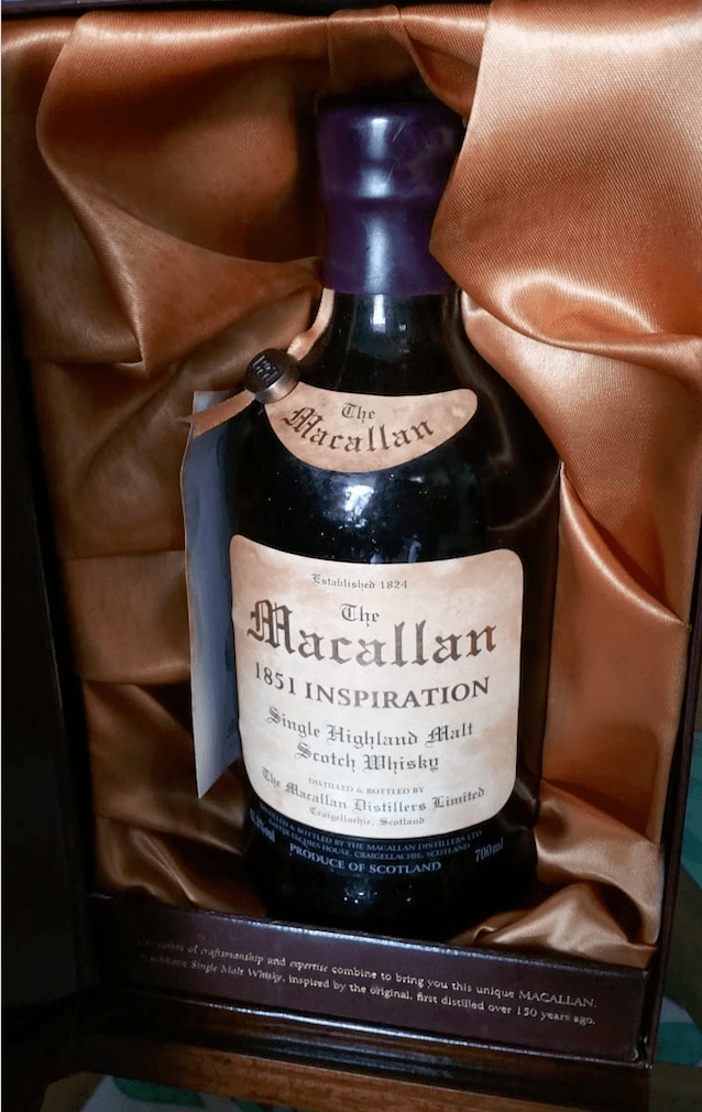 空き瓶】The Macallan(マッカラン)1851インスピレーション MACALLAN