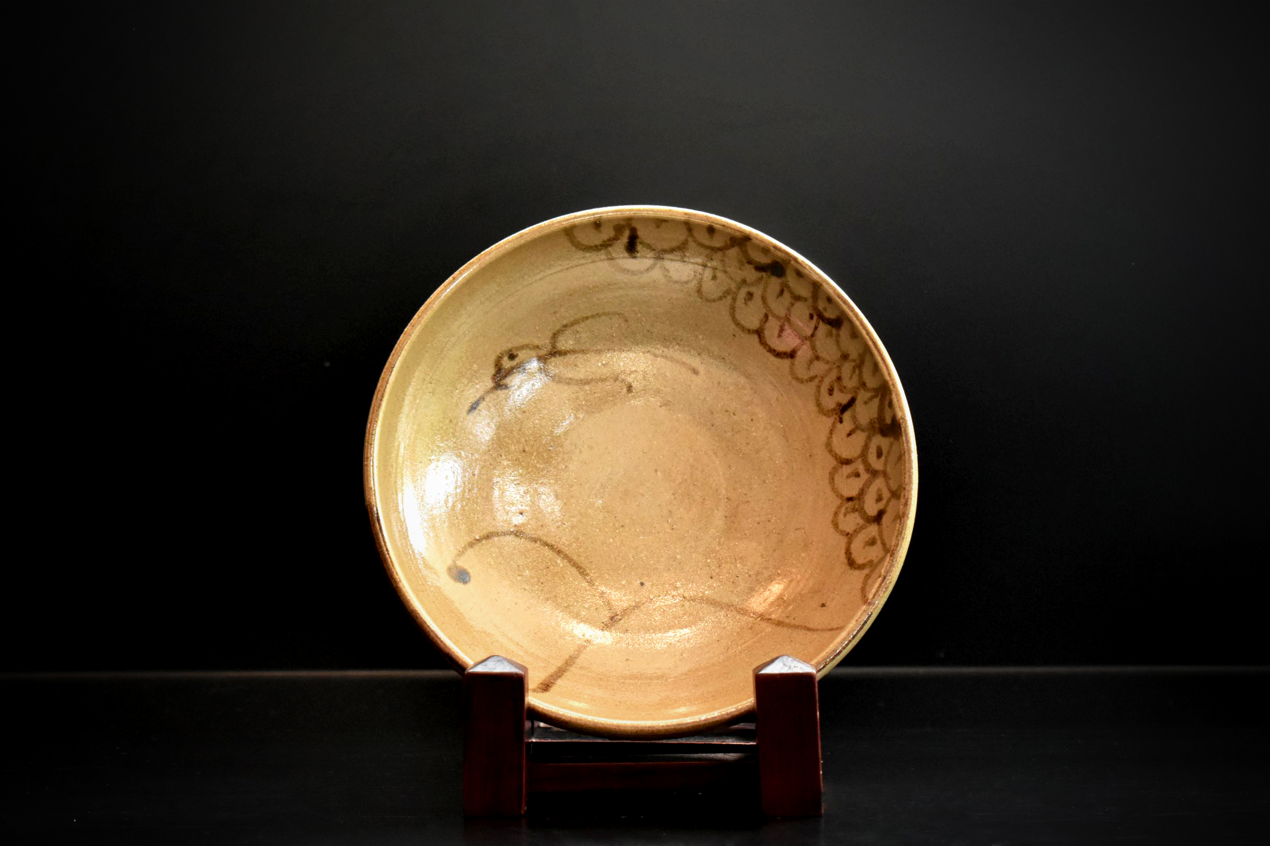 古唐津 古杯 甕谷の谷窯 古箱付き Q45-3 古唐津 古杯 甕谷の谷窯 古箱