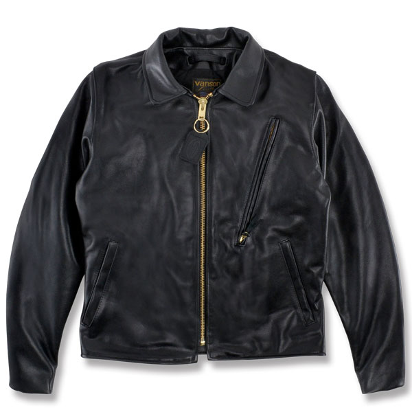 VANSON/ENFIELD/ENF/44 VANSON ENFホースハイドシングルライダース