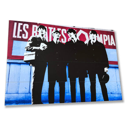 The Beatles レコード型アートオブジェ ザ・ビートルズ日本デビュー60