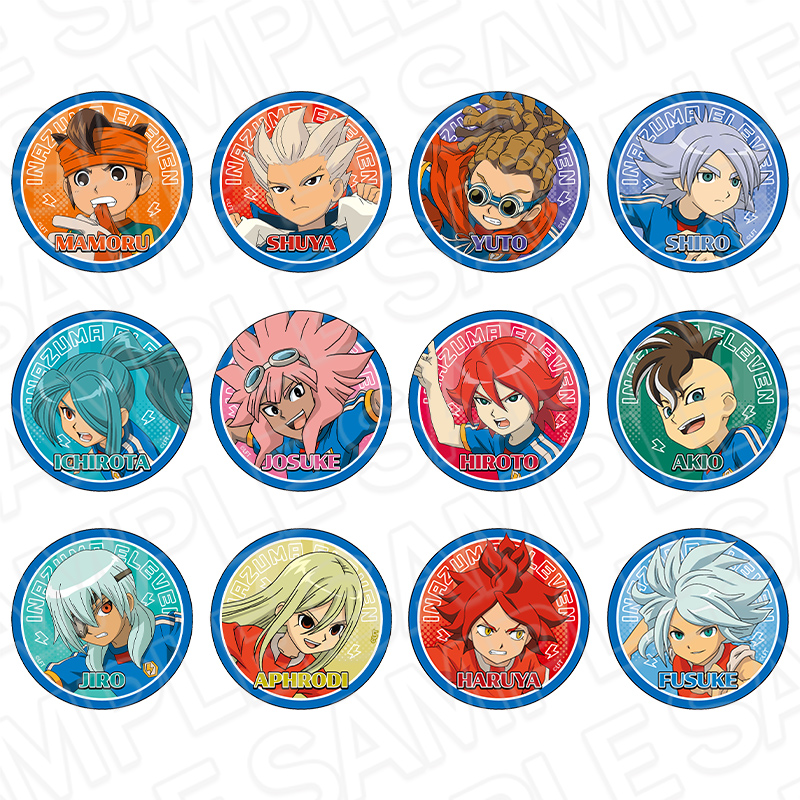 イナズマイレブン 基山ヒロト Theキャラ 缶バッジ マルイ イナズマ