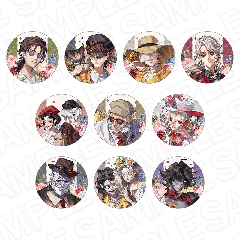 IdentityV ハート缶バッジ 第五人格 ファミリーマート コンプリート