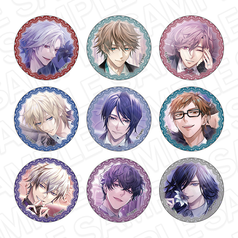 イケメンヴィラン イケヴィラ AGF エルバート 缶バッジ 100個 イケメン