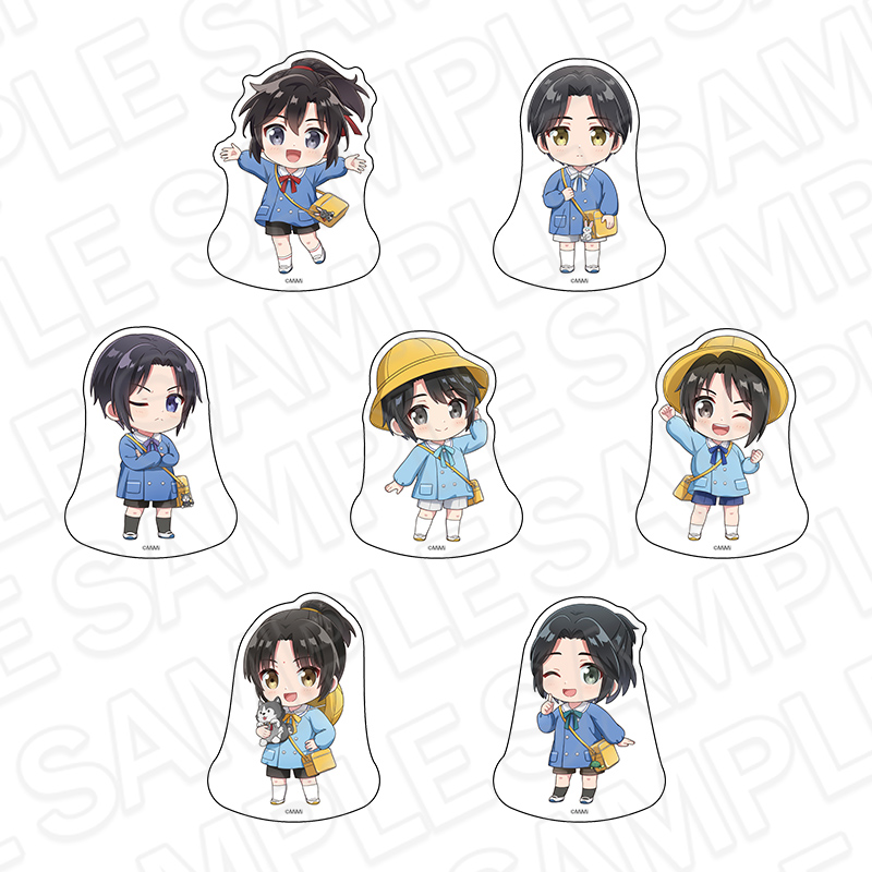 魔道祖師 公式茶屋 魔道学園 ゆらゆらアクリルブロック 全種 7点 魔道