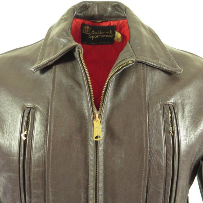 50s Leather Jacket シングル 40 TALON 50s Leather Jacket シングル