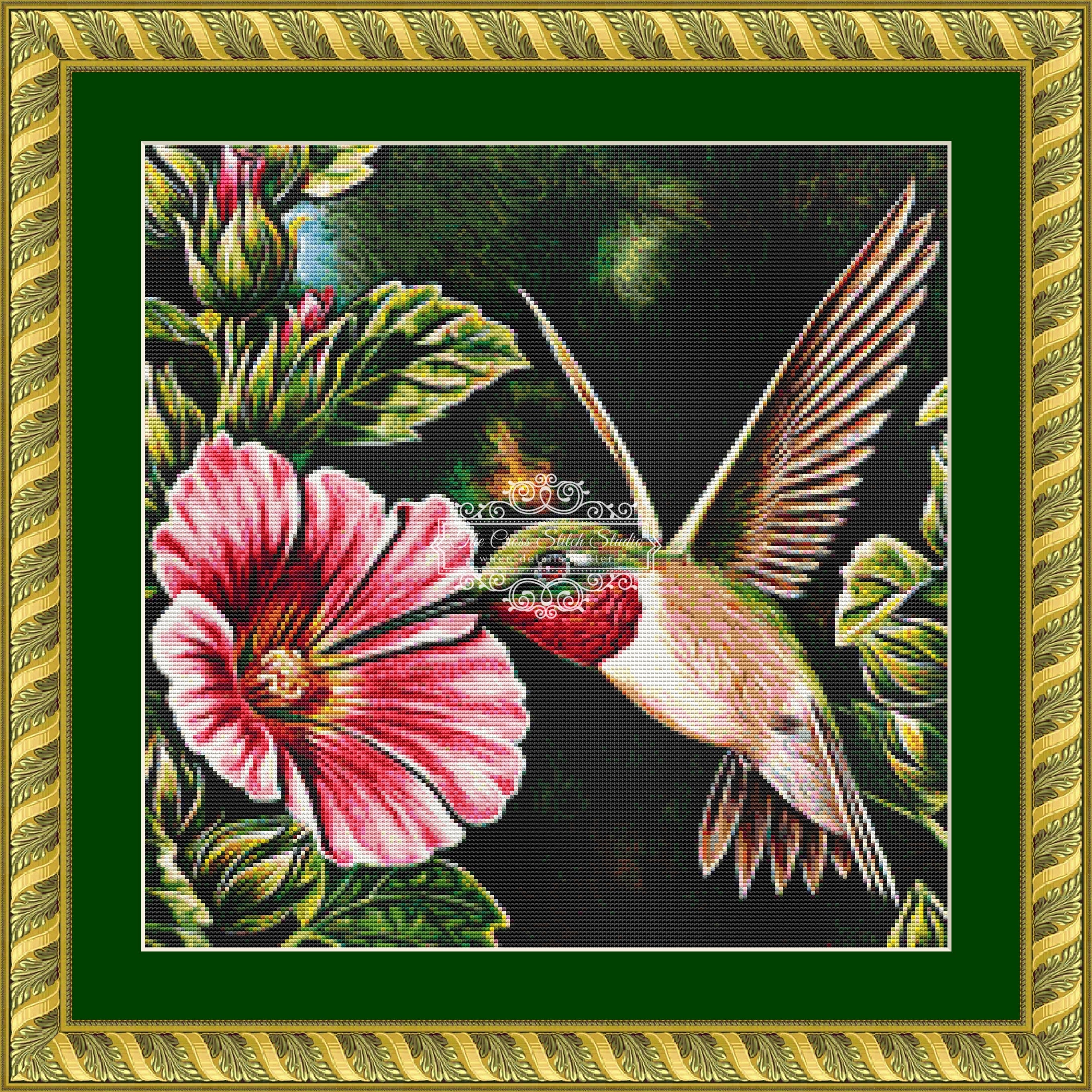 Hummingbird Cross Stitch Pattern | The Cross Stitch Studio | The