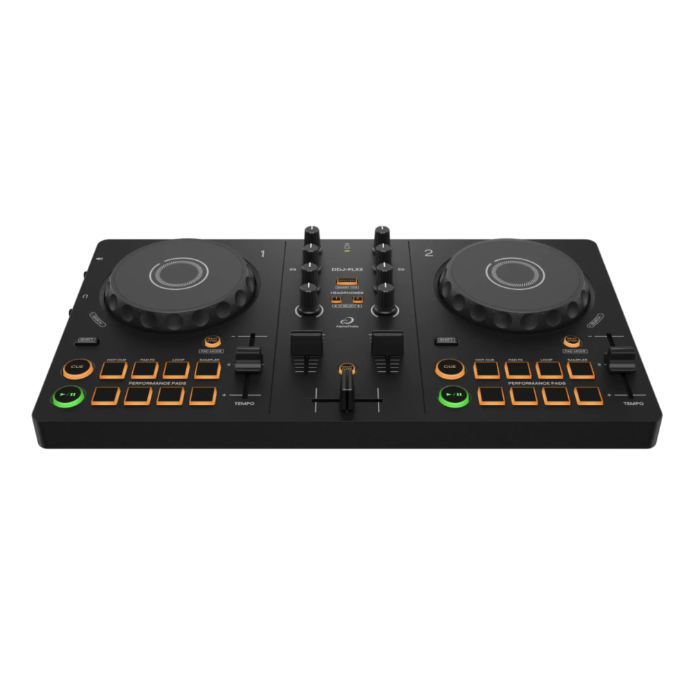 AlphaTheta DDJ-FLX2 - Compact 2-Channel DJ controller @ The DJ Hookup