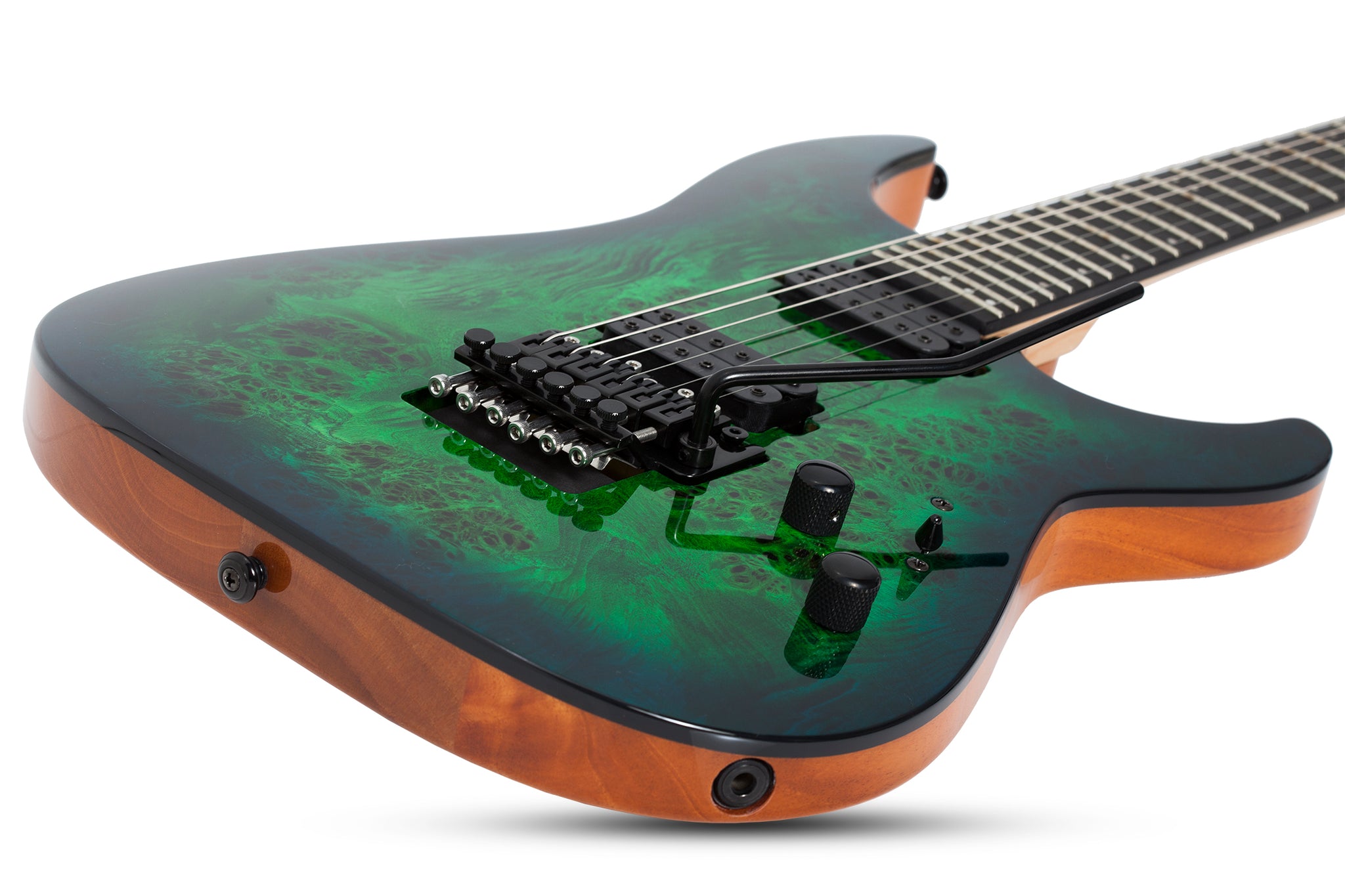 SCHECTER C-6 Pro FR Aqua Burst - 3635 - The Guitar World