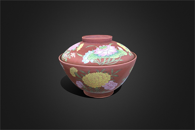 中国窯变養盞、青花水滴（民国时期）、影青筆筒（故宫博物院製） 中国