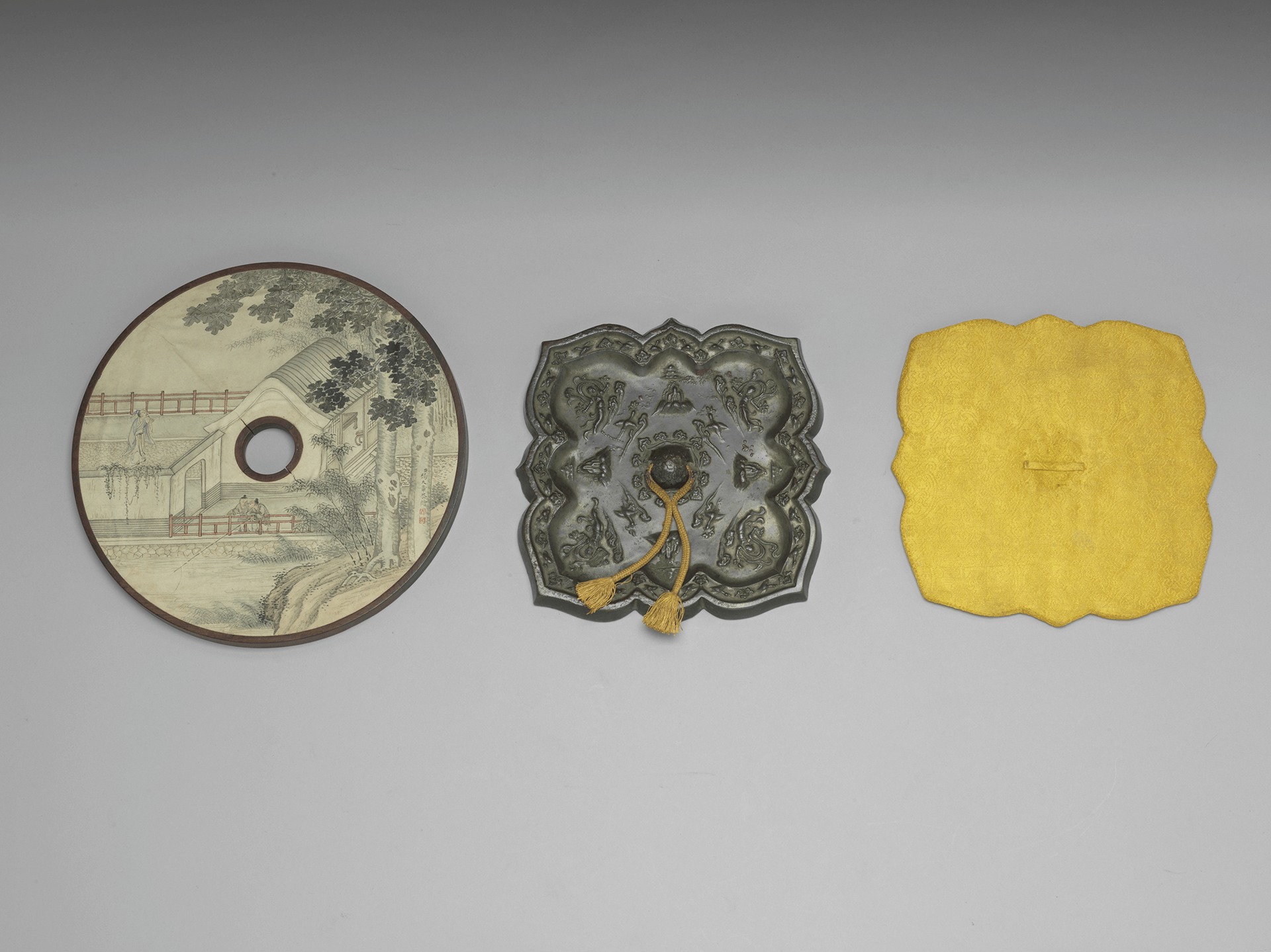 国立故宮博物院 3D文物鑑賞-3D文物-唐 五岳飛仙鏡