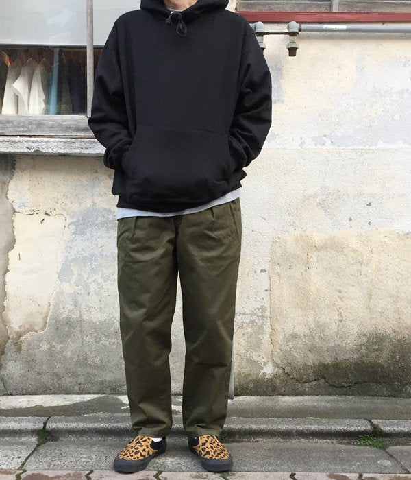 DESCENDANT/DC-3 TWILL TROUSERS (OLIVE DRAB)